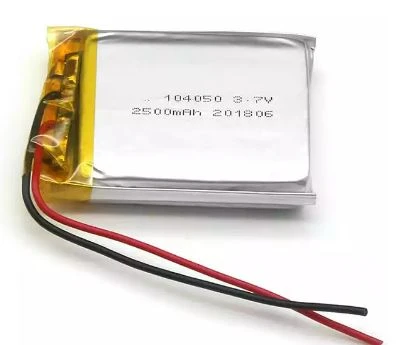 Lithium Polymer Battery, 2500mAH, Min Voltage 3.7V, Max Voltage 4.2V