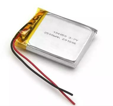 Lithium Polymer Battery, 2500mAH, Min Voltage 3.7V, Max Voltage 4.2V